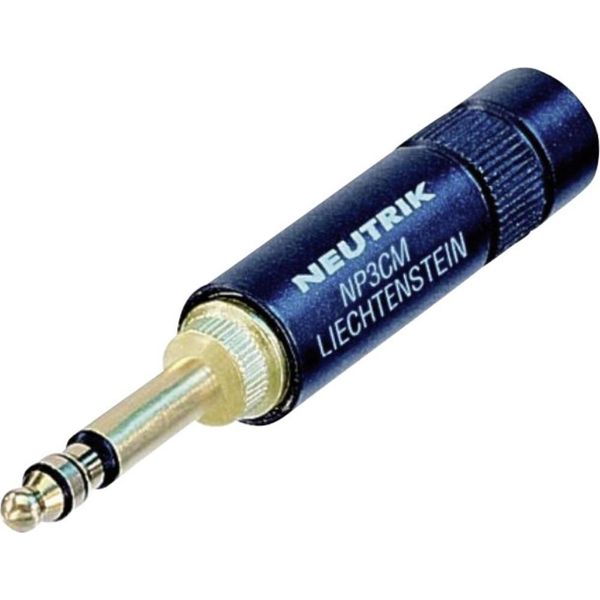 Connettore Jack Neutrik Da 5,23 Mm, Diritto Numero Di Poli: 3 Stereo Nero NP3CM-B,STEREO 1 Pz-image