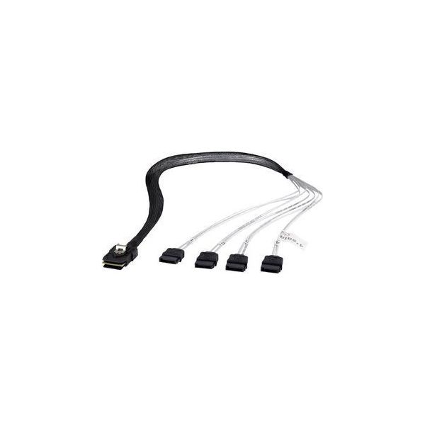 Fantec Src-Mini Sas A 4X Sata Cavo, Mini Sas SFF8087 A 4X Sata (Ocr) 0,7M-image