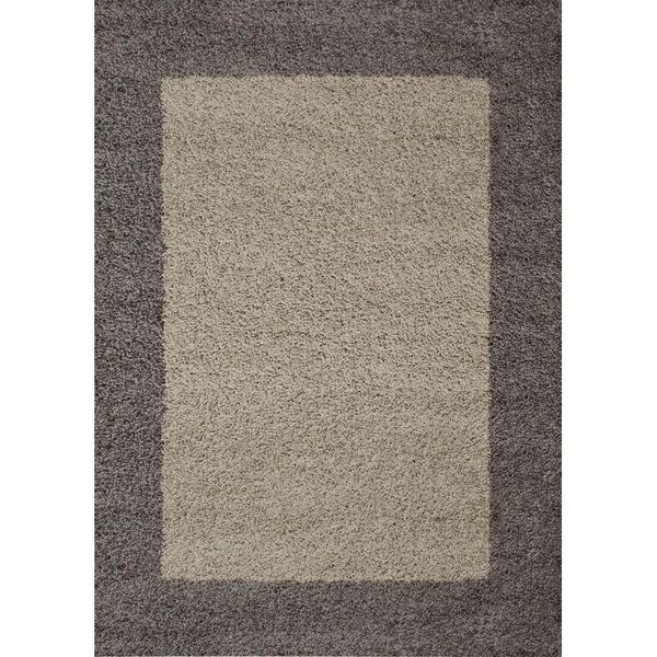 120X170 Cm Tappeto Piece Life Shaggy 1503 Taupe-image