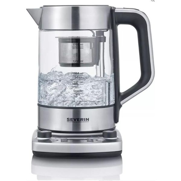 Severin Wk 3422 Electric Kettle 1.7 L 3000 W Stainless Steel-image