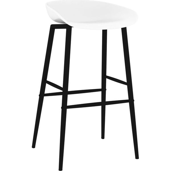 Syfax™ Sgabelli Da Bar 4 Pz Bianchi-image