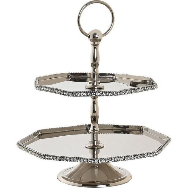 Decorazione Da Tavolo Dkd Home Decor Color Argento 23 X 23 X 22 Cm-image