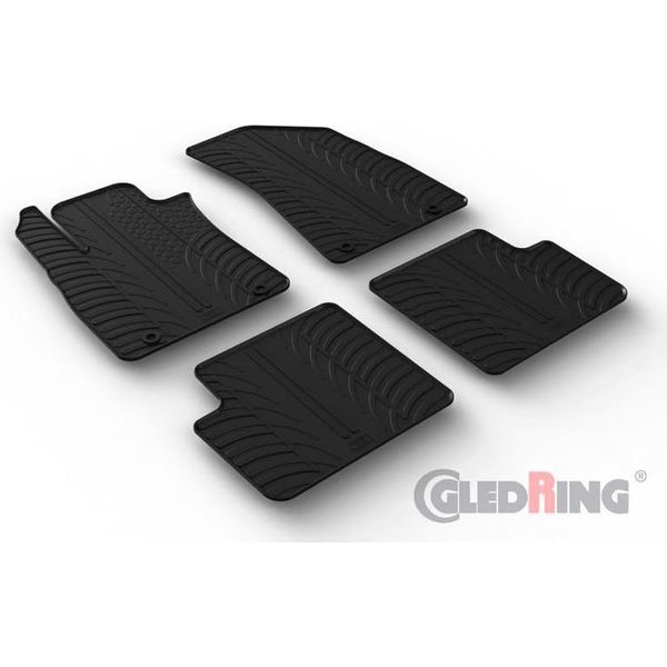 Tappetini In Gomma Per Auto Gledring Mg Zs 2017-2024 (Motore A Scoppio)-image