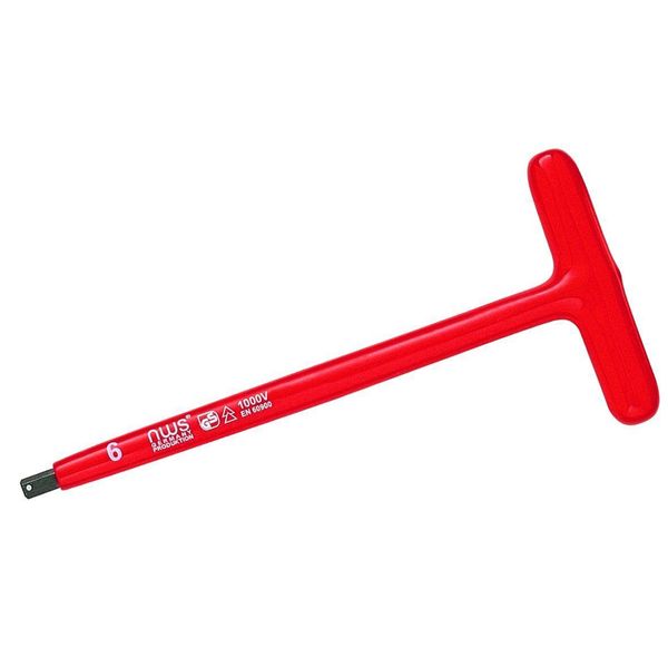 Nws Cacciavite Con Impugnatura A Croce 5 Mm Per 1000 Volt 2019-5-160, Per Viti Ad Esagono Cavo Lunghezza 160 Mm Isolamento Multistrato Secondo Din En/Iec 60900-image