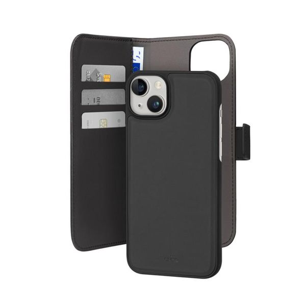 Puro PUIPC1567BOOKC3BLK Custodia Protettiva Per Cellulare 17 Cm (6,7") Custodia A Portafoglio Nero"-image