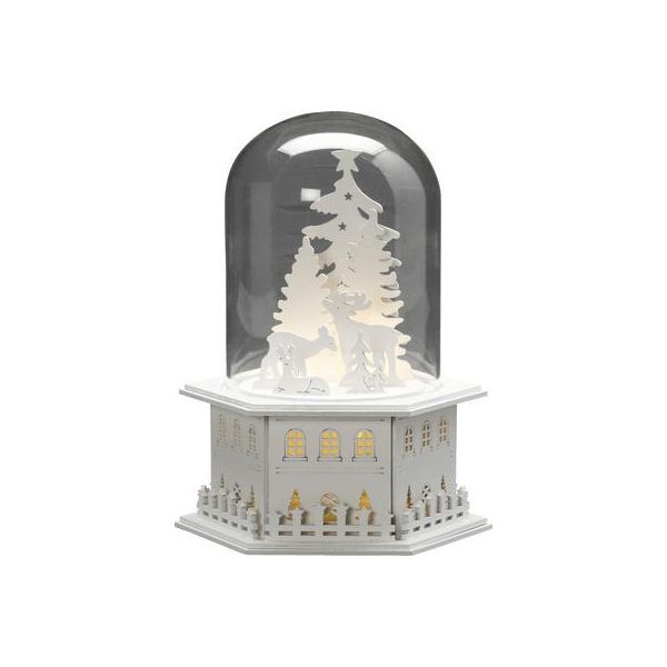Konstsmide 3281-210 Sagoma In Legno Di Alberi Di Renne Led Bianco Caldo-image