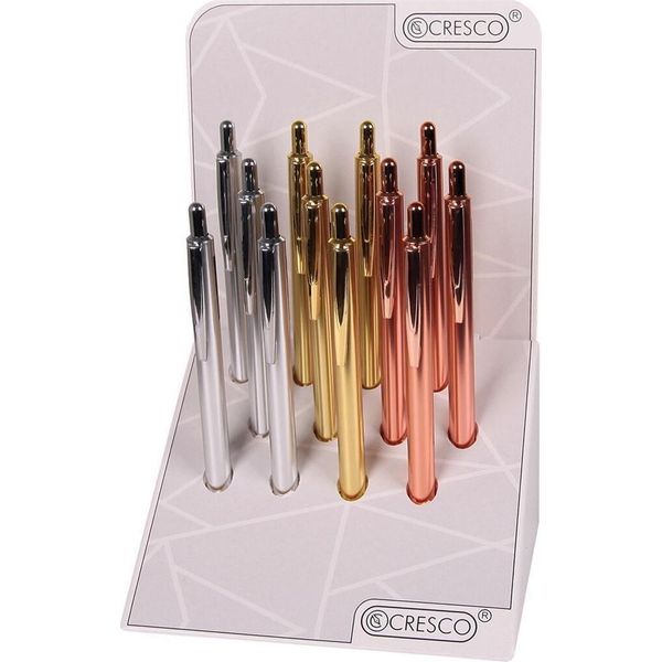 Queen Mix Biros (12 Pezzi) (Scuola E Cancelleria, Penne A Sfera)-image