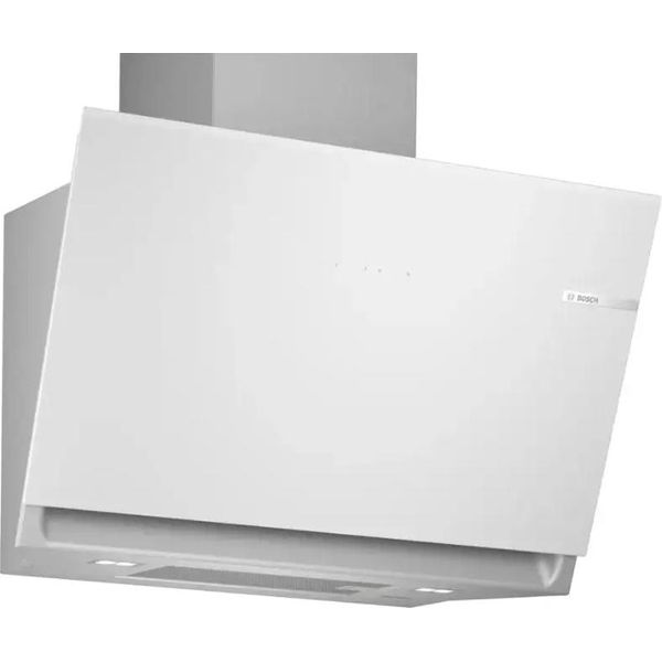 Cappa Decorativa Inclinata 80Cm 51Db 432M3/H Bianca Bosch Dwk81An20-image