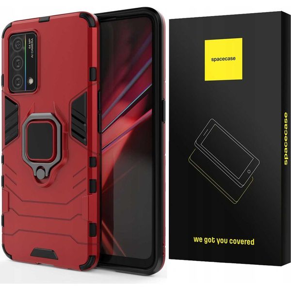 Custodia Spacecase X-Ring Per Realme Gt Master Edition Rosso-image