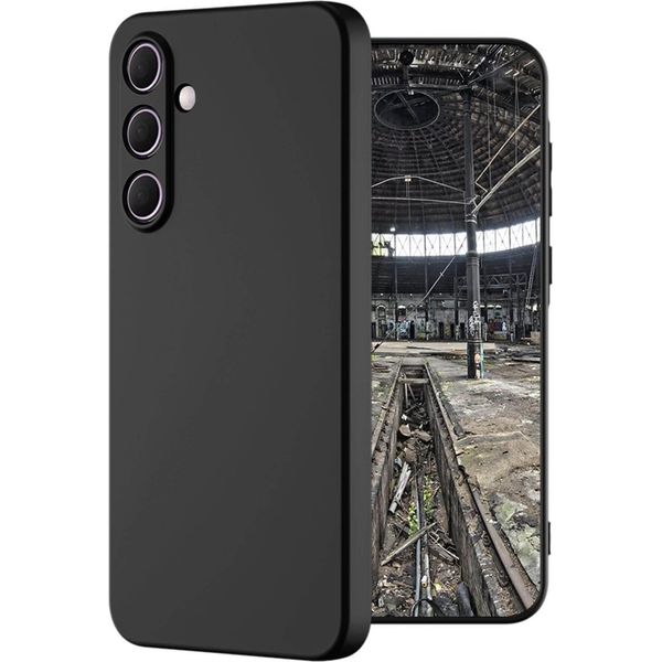 Jt Berlin Backcase Pankow Soft Back Cover Samsung Galaxy A55 5G Black Shockproof 11053-image