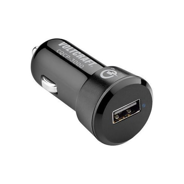 Voltcraft CQCP-3000 Caricatore Usb Per Auto, Camion Corrente Di Uscita (Max.) 3000 Ma 1 X Usb Qualcomm Quick Charge 3.0 (VC-11507505)-image