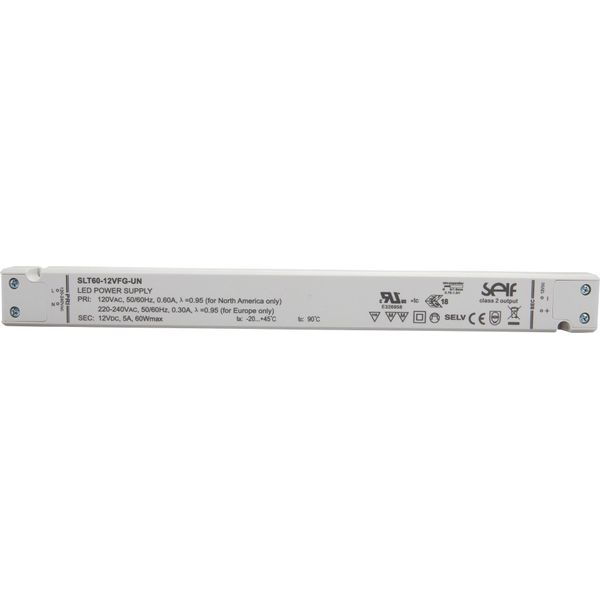 Self SLT60-12VFG-UN, Alimentatore Da Installazione IP20 60W 12V 5A-image
