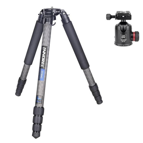 Treppiede Professionale In Fibra Di Carbonio, Capacità Di Carico Di 25 Kg, Altezza Massima Di 160 Cm E Testa A Sfera K44-image