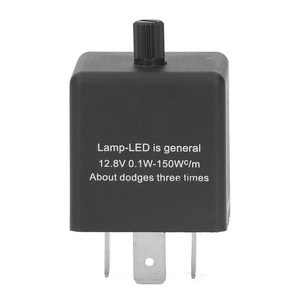 Relè Lampeggiatore Led Auto, Relè Lampeggiatore Led Auto Regolabile, Relè Lampeggiatore Led Regolabile, Relè Lampeggiatore Led 3 Pin, Relè Lampeggiatore Auto, Relè Lampeggiatore-image