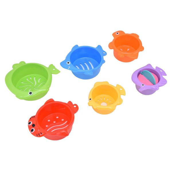 Tazze Da Bagno Impilabili, Tazze Da Bagno Impilabili, Tazze Da Nido Per Neonati, Tazze Da Impilare Per Bambini, Tazze Da Costruire, Tazze Da Impilare, Tazze Educative Precoci-image