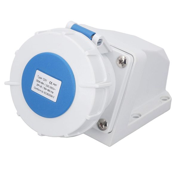 Zoccolo Del Connettore Industriale, Connettore Industriale 2P+E, Zoccolo Industriale Impermeabile, Connettore Industriale Dello Zoccolo, Connettore Di Alimentazione Industriale, Zoccolo Industriale-image