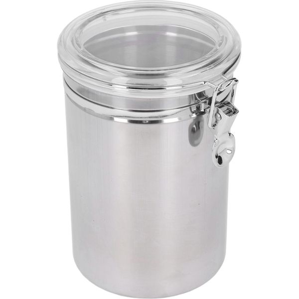 Lattina Sigillata In Acciaio Inox, Contenitore In Acciaio Inox, Contenitore Di Stoccaggio Alimentare In Acciaio Inox, Contenitore Ermetico In Acciaio Inox, Contenitore Ermetico In Acciaio Inox, Contenitore Ermetico In Acciaio Inox-image