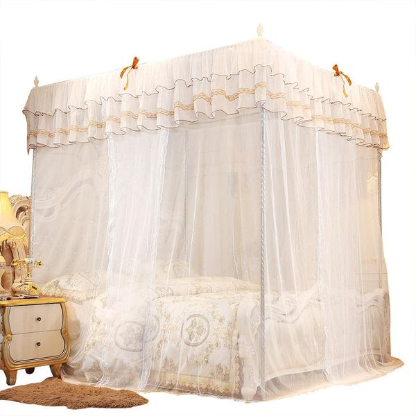 Zanzariera, Tenda Da Letto, Baldacchino Da Letto, Zanzariera, Zanzariera A Quattro Angoli, Zanzariera Da Camera Da Letto-image