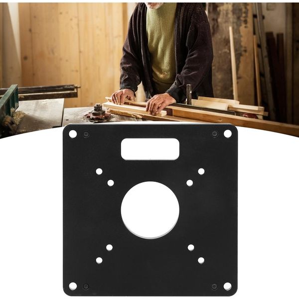 Piastra Di Fresatura, Piastra Di Base Del Router, Sagome Universali Dell'inserto Di Fresatura, Piastra Di Base Della Macchina Di Ritaglio Del Legno, Accessorio Per La Lavorazione Del Legno-image