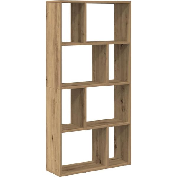 Vidaxl Libreria Artisan In Rovere 60X20X120,5 Cm Materiale Ligneo-image