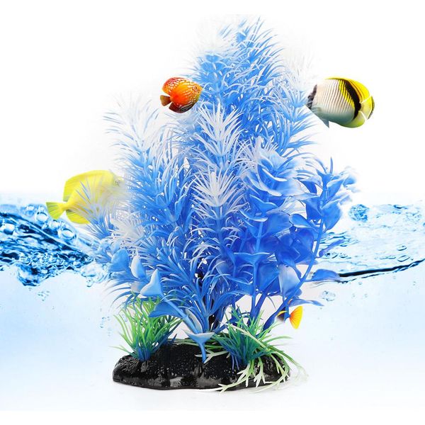 Decorazione Vivace Con Piante Di Corallo Artificiali Per Acquari, Vasche Per Pesci Subacquee, Giardini Paesaggistici-image