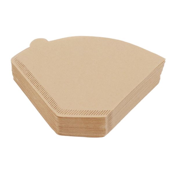 Filtro Del Caffè, Carta Del Filtro Del Caffè, Carta Del Filtro Del Caffè A 4 Tazze, Filtro Del Caffè A 2 Tazze, Carta Del Filtro Del Caffè Naturale, Carta Del Filtro Del Caffè Non Sbiancata-image