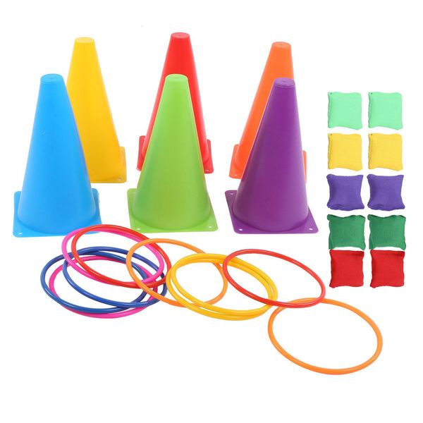 Anello Di Lancio, Set Di Gioco Di Lancio Dell'anello, Gioco Di Lancio, Gioco Di Lancio Dell'anello, Giocattolo Colorato Di Lancio Dell'anello, Accessori Di Giochi Di Tag Sport Per Bambini-image