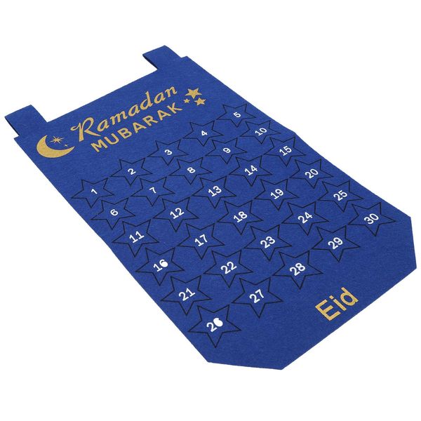 Calendario Dell'avvento Eid Mubarak, Calendario In Tessuto, Calendario Del Ramadan, Calendario In Tessuto Da Appendere, Calendario, Forniture Per La Decorazione Del Ramadan-image