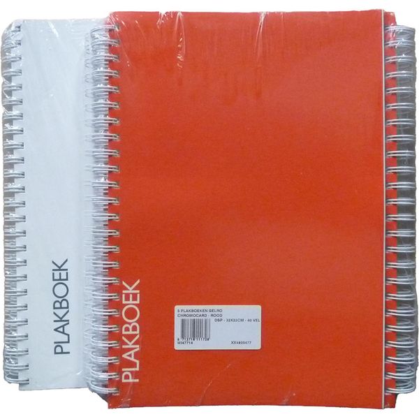Album Con Spirale Doppia, 5 Pezzi, Rosso O Bianco-image