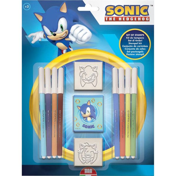 Altre Marche Set Di Timbri Sonic 11 Pezzi-image