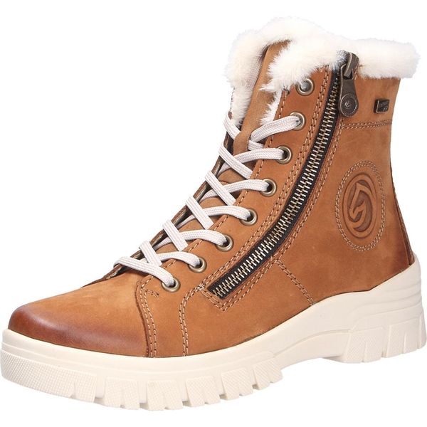 Remonte Scarpe Donna Stivali Stringati Marrone Tempo Libero, Numero Di Scarpe: 42 Eu-image
