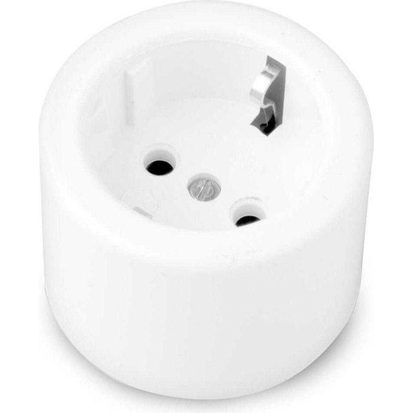 Onlex Superficie Rotonda Base Lucida Tom 10/ 16A Bianco Bianco Taglia Unica-image