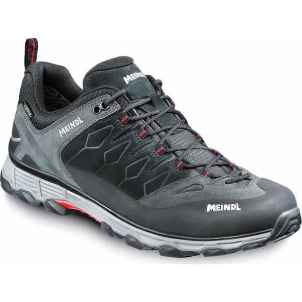 Meindl Scarpa Per Il Tempo Libero Lite Trail Gtx, Antracite/Rosso, Misura 6.5-image