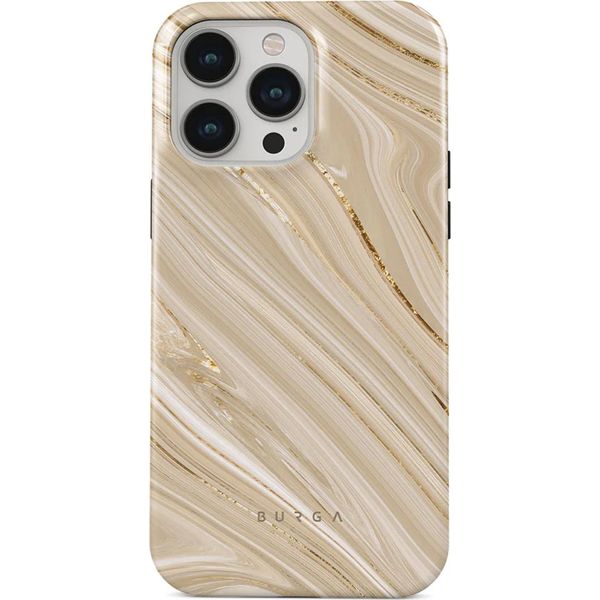 Burga, Custodia Per Iphone 13 Pro Tough Shockproof Modello Full Glam, Giallo Grigio-image