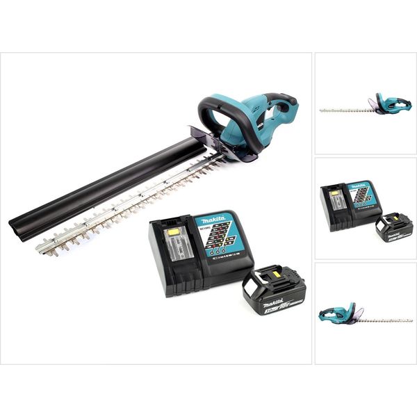 Makita Duh 523 Rf Tagliasiepi A Batteria 18V 52Cm + 1X Batteria 3,0Ah + Caricabatterie-image