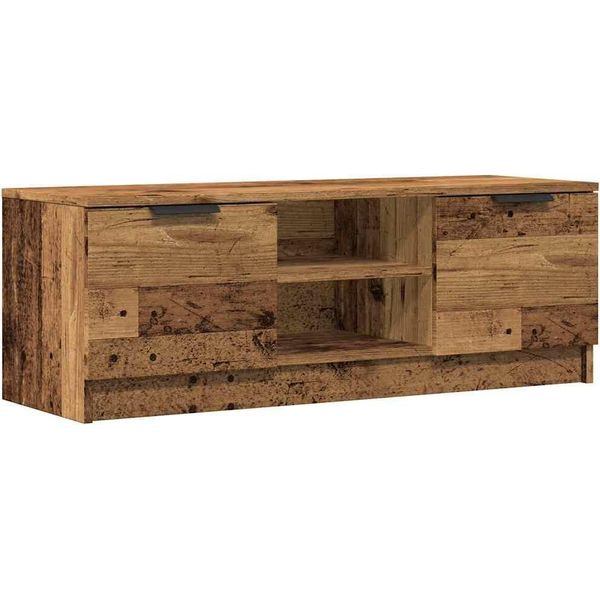 Syfax™ Mobile Porta Tv Legno Vecchio 102X35X36,5 Cm Legno Multistrato-image