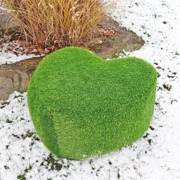 Aniplants, Figura D'erba, "Mobili"", Sgabello A Cuore, Decorazione Da Giardino, 35 Cm"-image