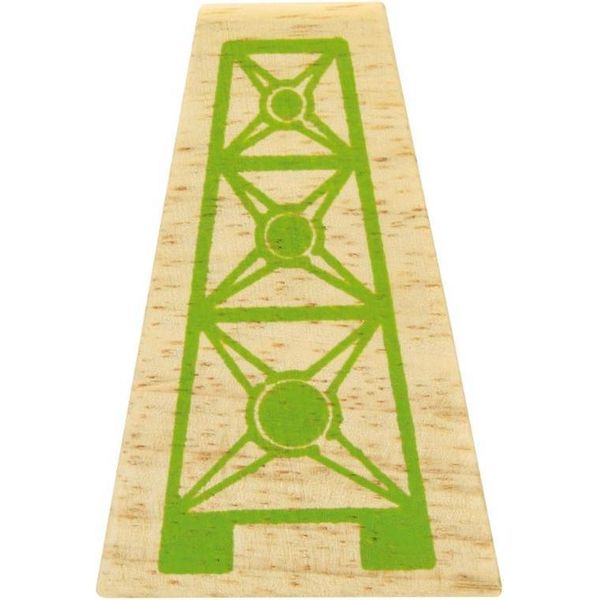 Bigjigs Blocchi Da Costruzione Ferroviari In Legno - Set Di 12 - Set Di Ampliamento-image