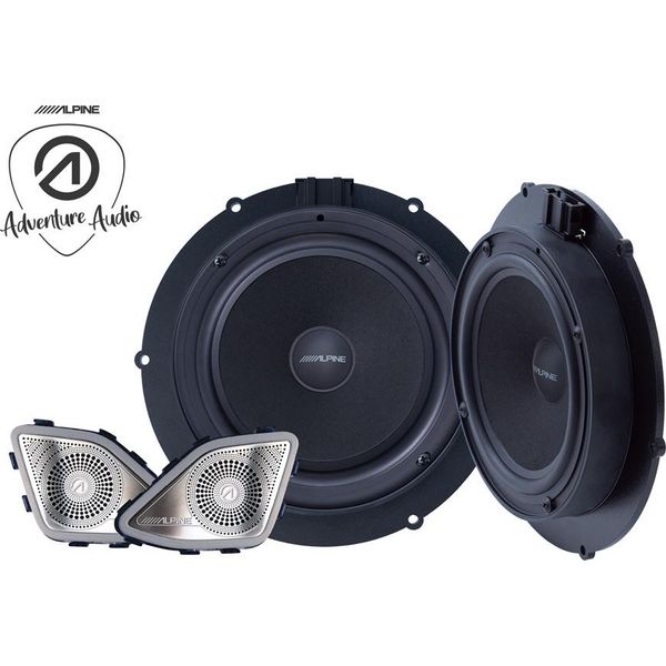 "Set Di Altoparlanti Originali Alpine A 2 Vie Adventure Audio Da 16,5 Cm (6,5 Pollici) Per"-image
