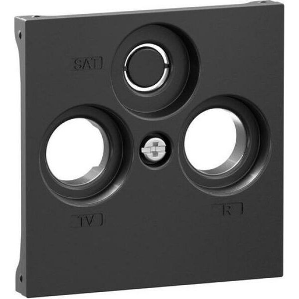 Legrand Seano Copertura TV-R-SAT Per Prodotti Di Terze Parti Di Axing, Triax, Wisi, Hirschmann E Astro, Antracite, 765456-image