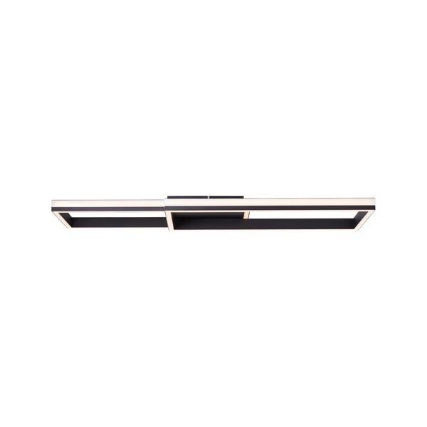Brilliant Lampe, Metis Led Deckenleuchte 60X23Cm Schwarz, 1X Led Integriert, 44W Led Integriert, (4300Lm, 3000K), In 3 Stufen üBer Wandschalter Dimmbar-image