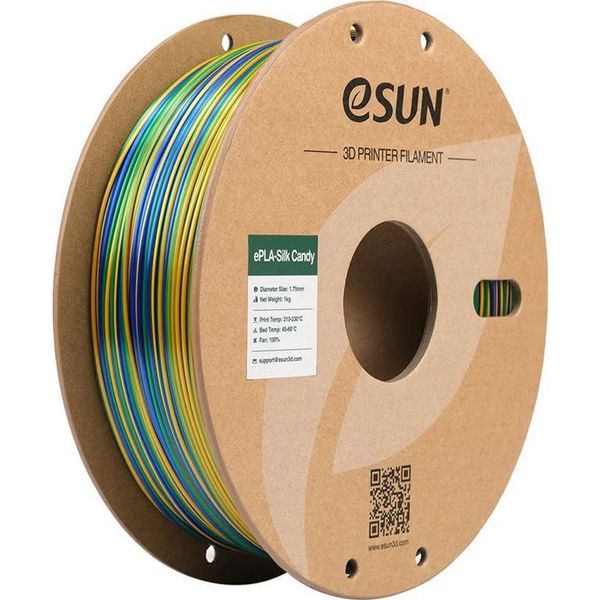 Esun Pla-Silk Candy 1 Kg, Oro Blu Verde-image