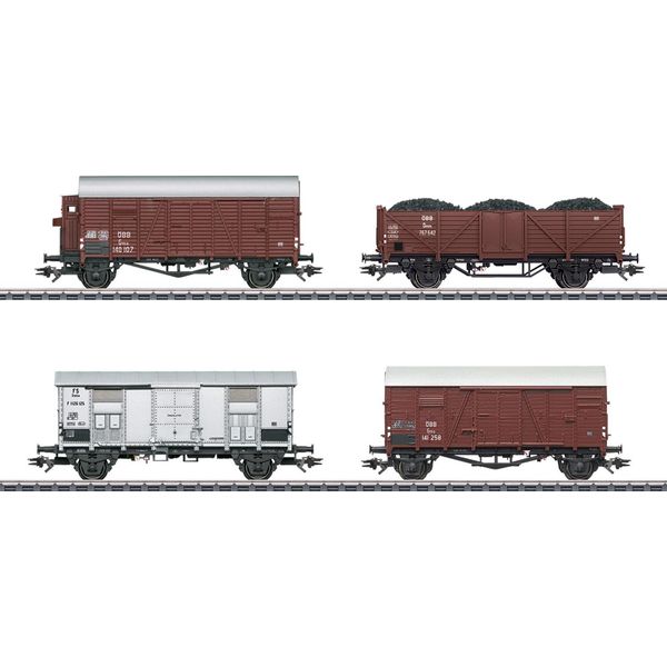 MäRklin H0 46564 Set Di Carri Merci Per Locomotiva A Vapore Br 52-image