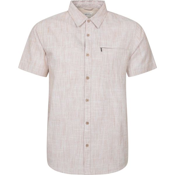 Mountain Warehouse - Camicia A Maniche Corte "Coconut"" Da Uomo MW645 (Xs) (Beige)"-image