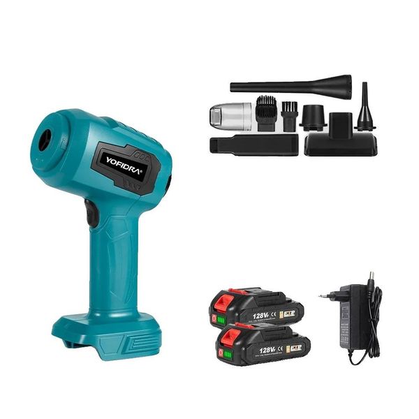 Aspirapolvere A Batteria, Elevata Potenza Di Aspirazione, Funzionamento Silenzioso, 2 Batterie Spina Ue, Ue-image