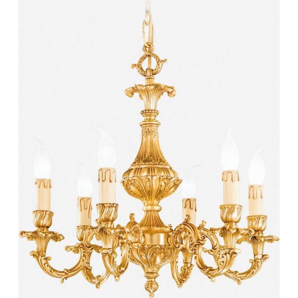 Casa Padrino Lampadario Barocco Oro Ø 55 X H. 55 Cm - Italy-image