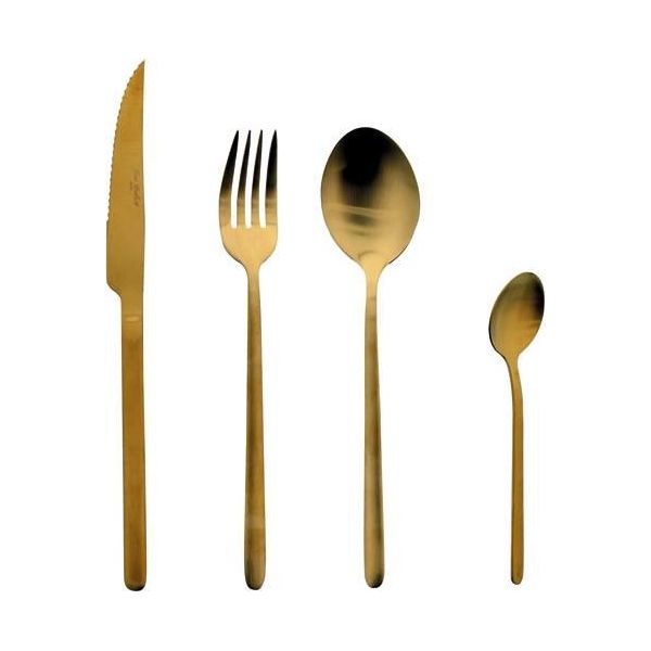 Set Di Posate Dorate Da 16 Pezzi Jean Dubost Na020890X40047-image