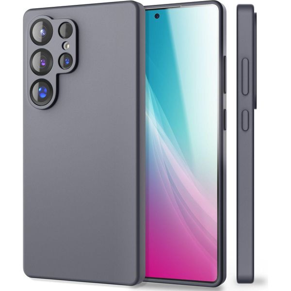 Nalia Phoenix Per Samsung Galaxy S25 Ultra - Custodia In Silicone Liquido - Grigio Cenere-image