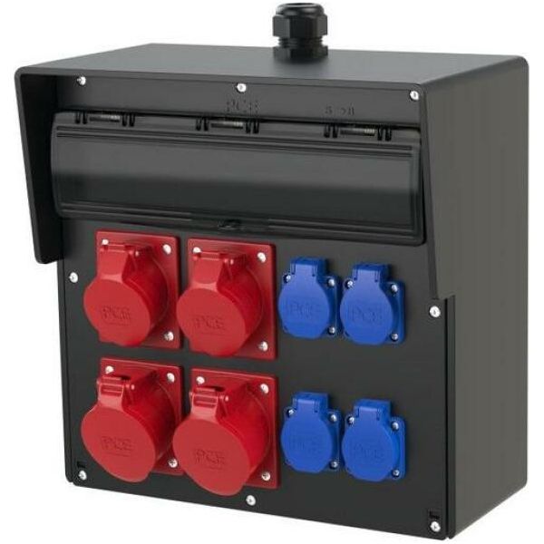 Distributore A Parete Pce In Gomma Piena Bruck Bv 2X32/5 2X16/5 4Xssd M32O H Pc-image