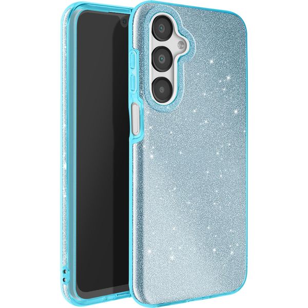 Avizar, Custodia Glitterata Per Samsung Galaxy A16 Antiurto Scintillante, Blu-image